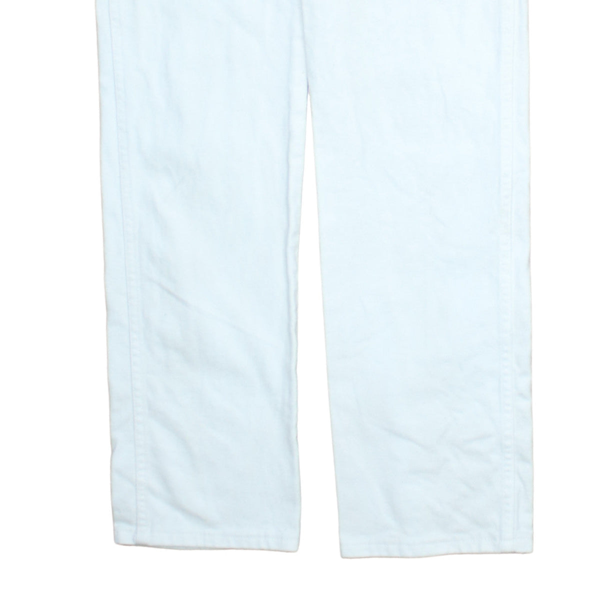 Wrangler Women's White Straight Leg Denim Jeans Size 12 Mid Rise