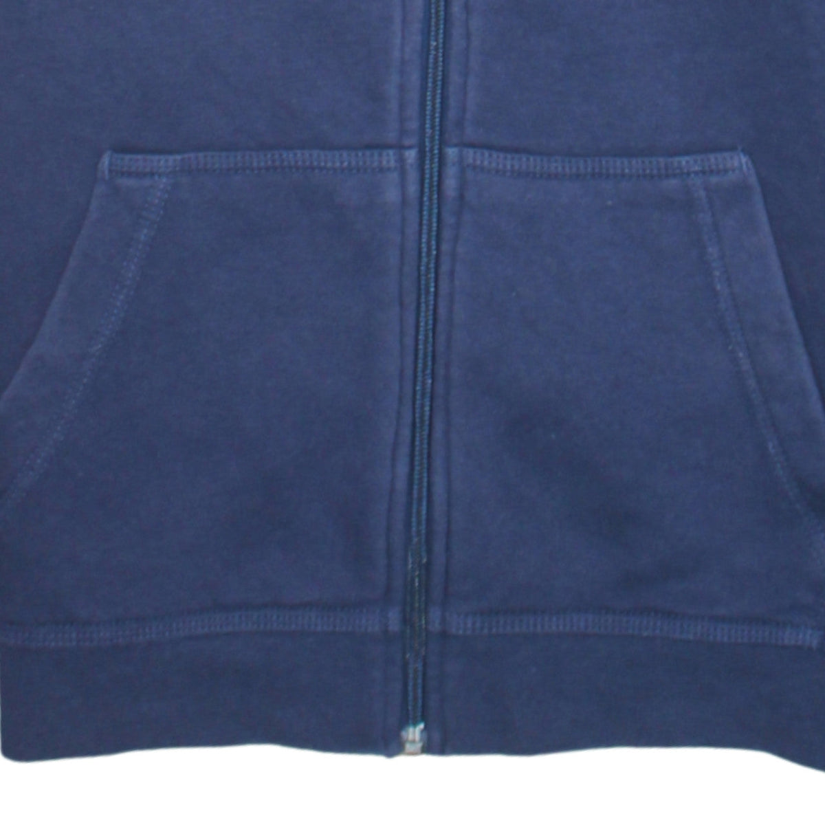 Nike Boys Blue Full Zip Hoodie XL 158-170cm Cotton Blend Logo Design