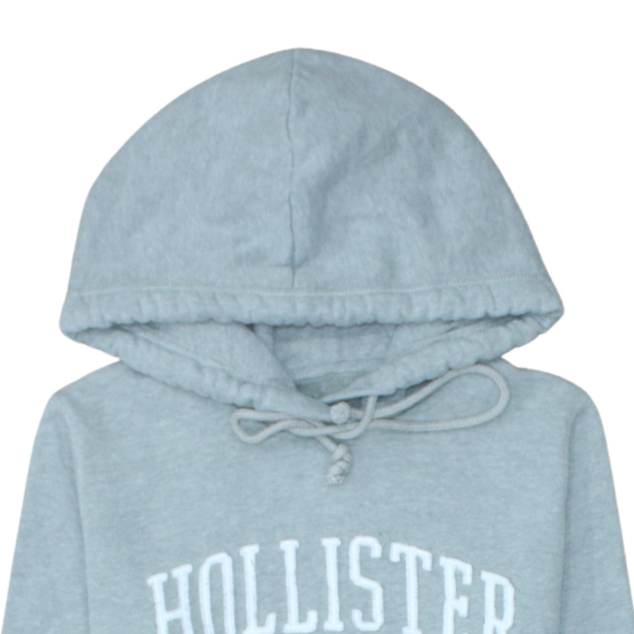 Hollister Womens Grey Pullover Hoodie XS Cotton Blend Casual