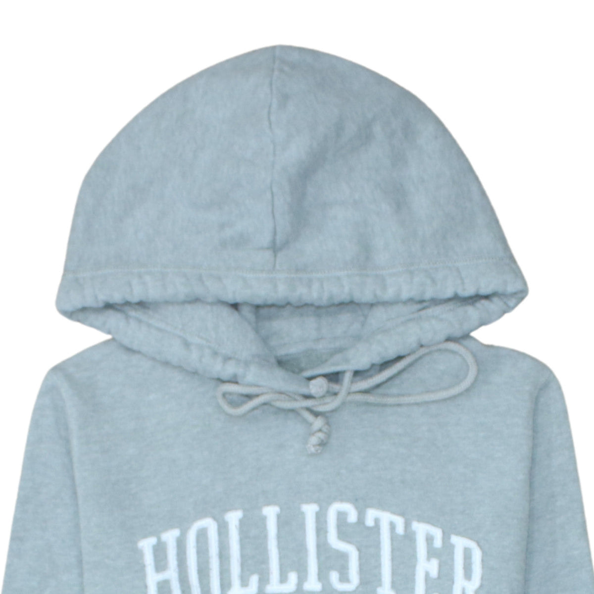 Hollister Womens Grey Pullover Hoodie XS Cotton Blend Casual
