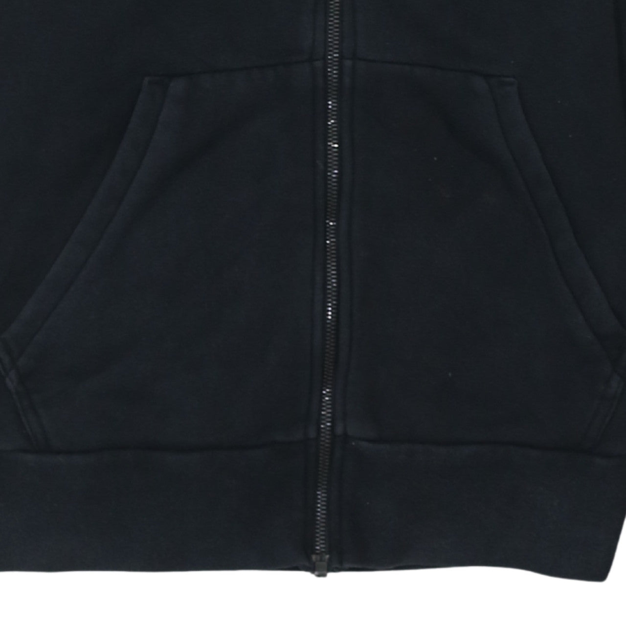 Adidas Men's Black Full Zip Hoodie Small Logo Sportswear