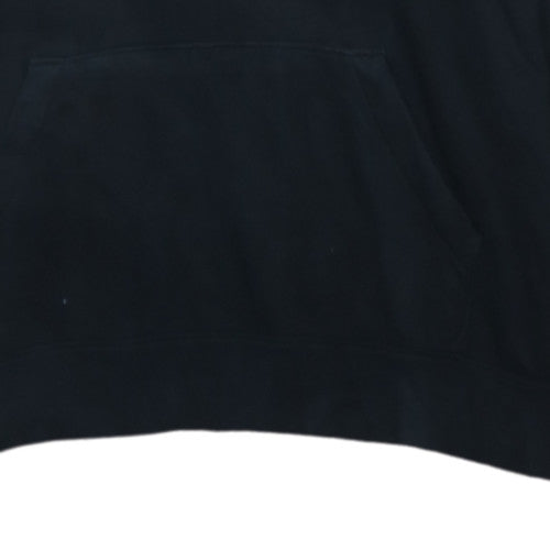 Nike Men's Black Pullover Hoodie Small Fleece Logo Sweatshirt