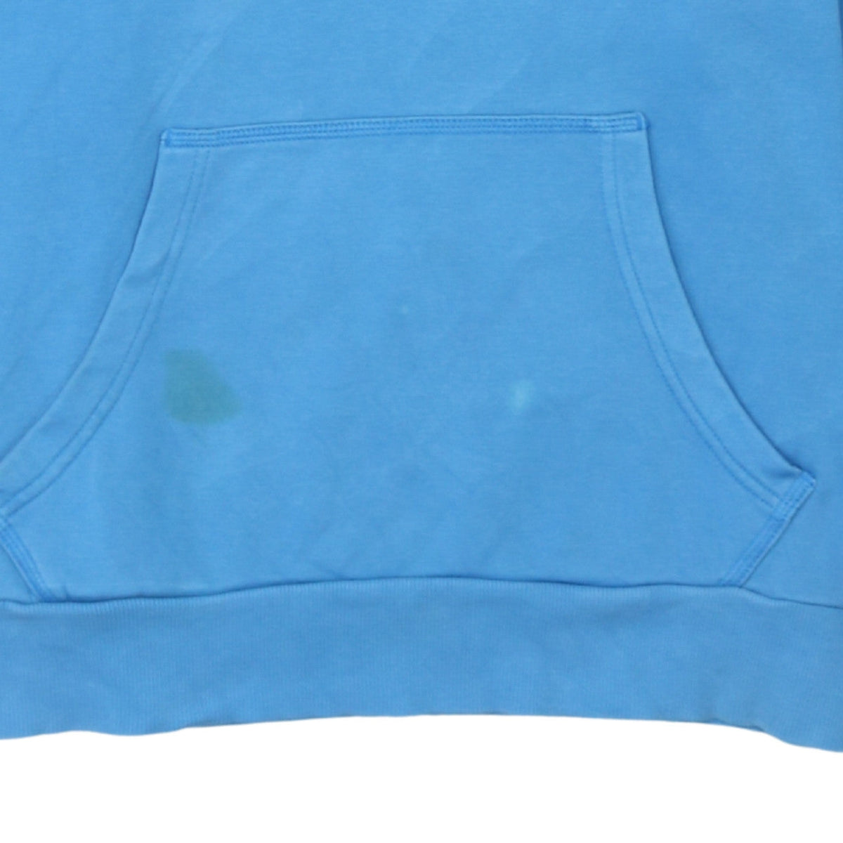 Puma Men's Blue Pullover Hoodie Size L with Logo Detail