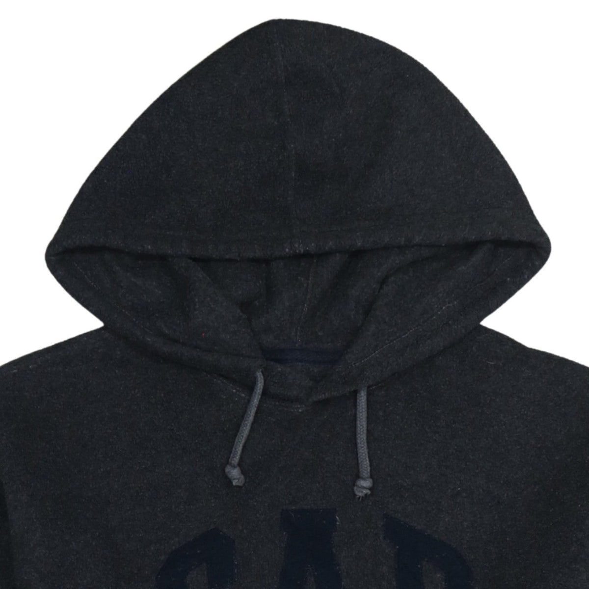 Gap Mens Grey Pullover Hoodie S Fleece Logo Hooded Sweatshirt