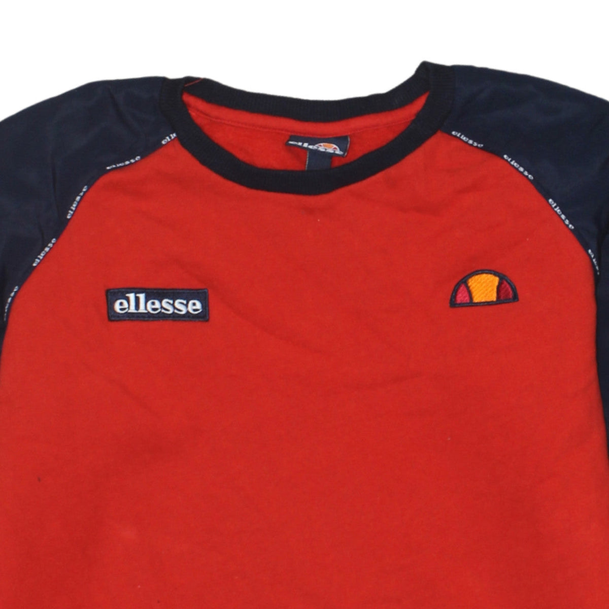 Ellesse Boys Red & Navy Crew Neck Pullover Sweatshirt 13-14 Years