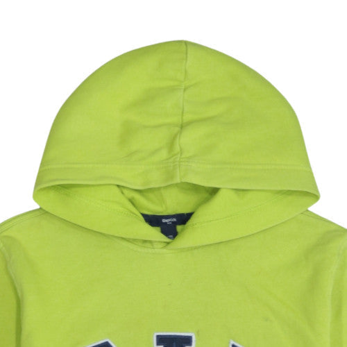 Gap Kids Boys Green Pullover Hoodie 13 Years Cotton Logo Style