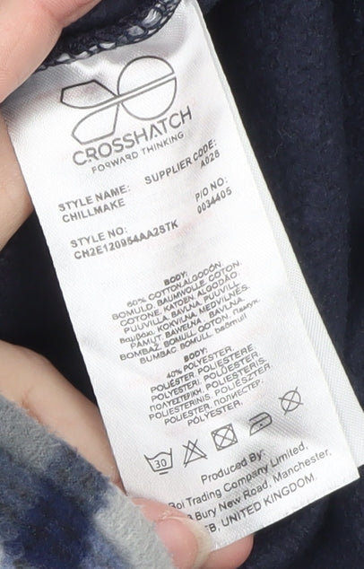 Crosshatch Women’s Navy Blue Pullover Hoodie Size S Cotton Blend