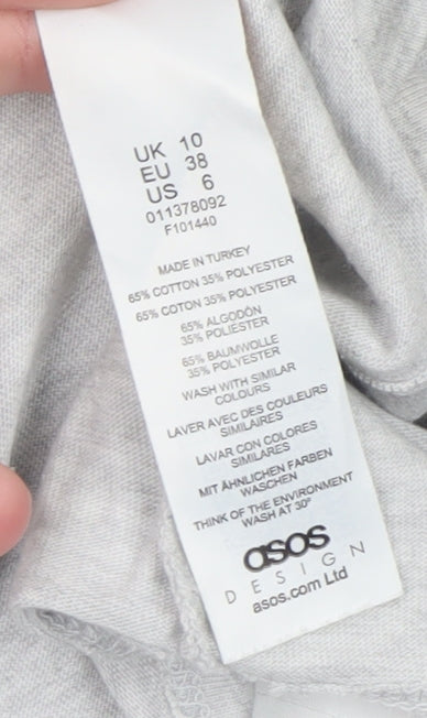 ASOS Weekend Collective Grey Long Sleeve Men's T-Shirt M