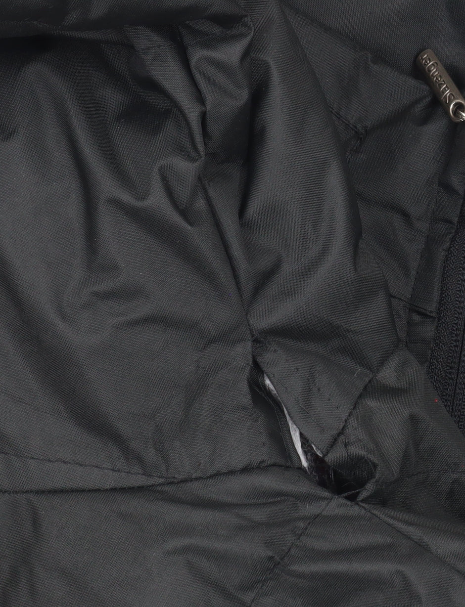 Slazenger Men's Black Hooded Puffer Jacket Size M Water Resistant