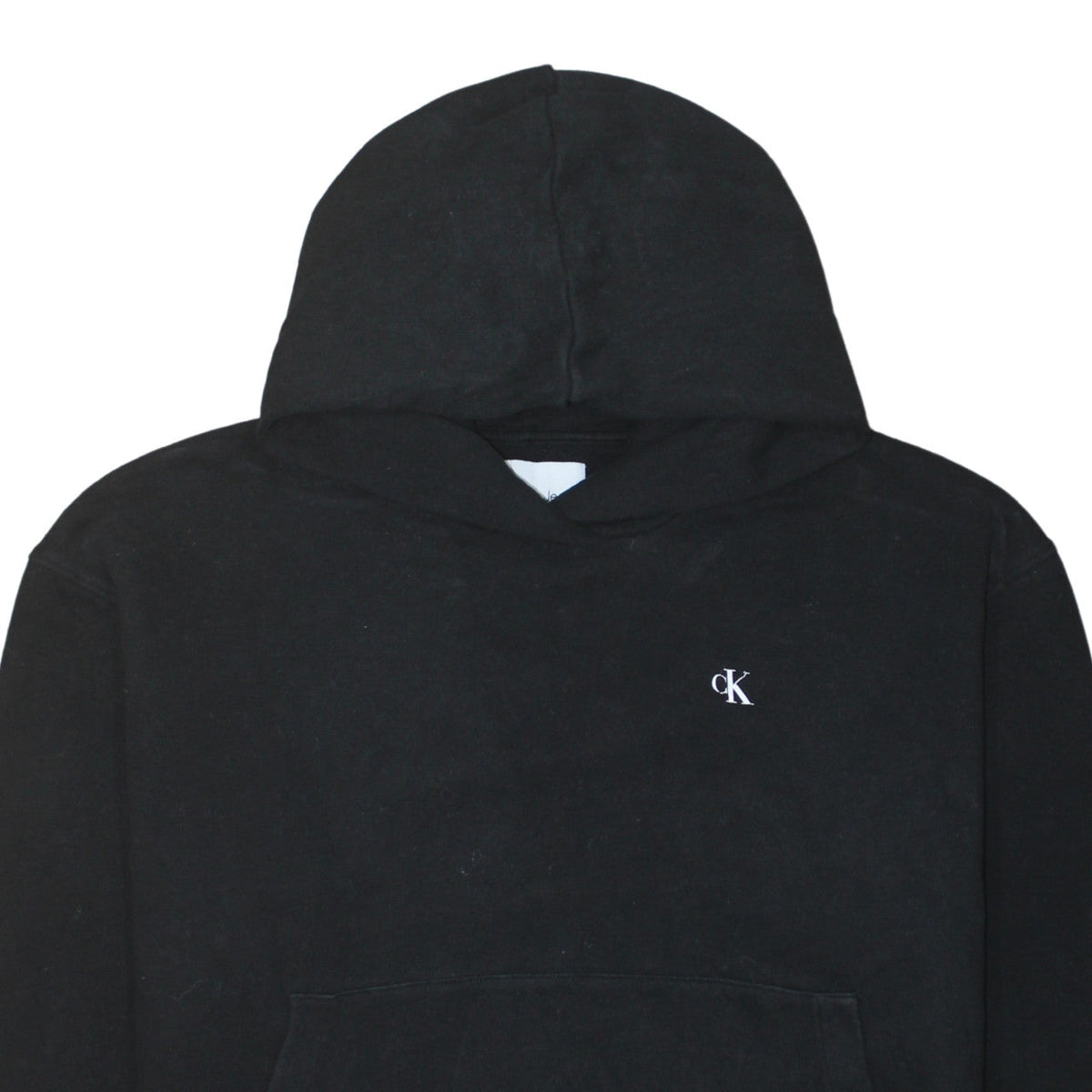 Calvin Klein Jeans Womens Black XL Pullover Hoodie with Logo
