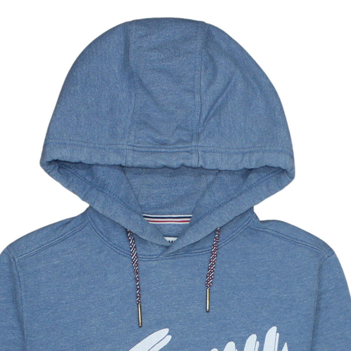 Tommy Jeans Women's Blue Pullover Hoodie Size M Cotton Blend