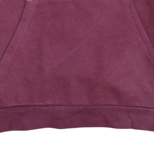 Adidas Boys Purple Fleece Pullover Hoodie 13-14 Years Hooded Sweatshirt