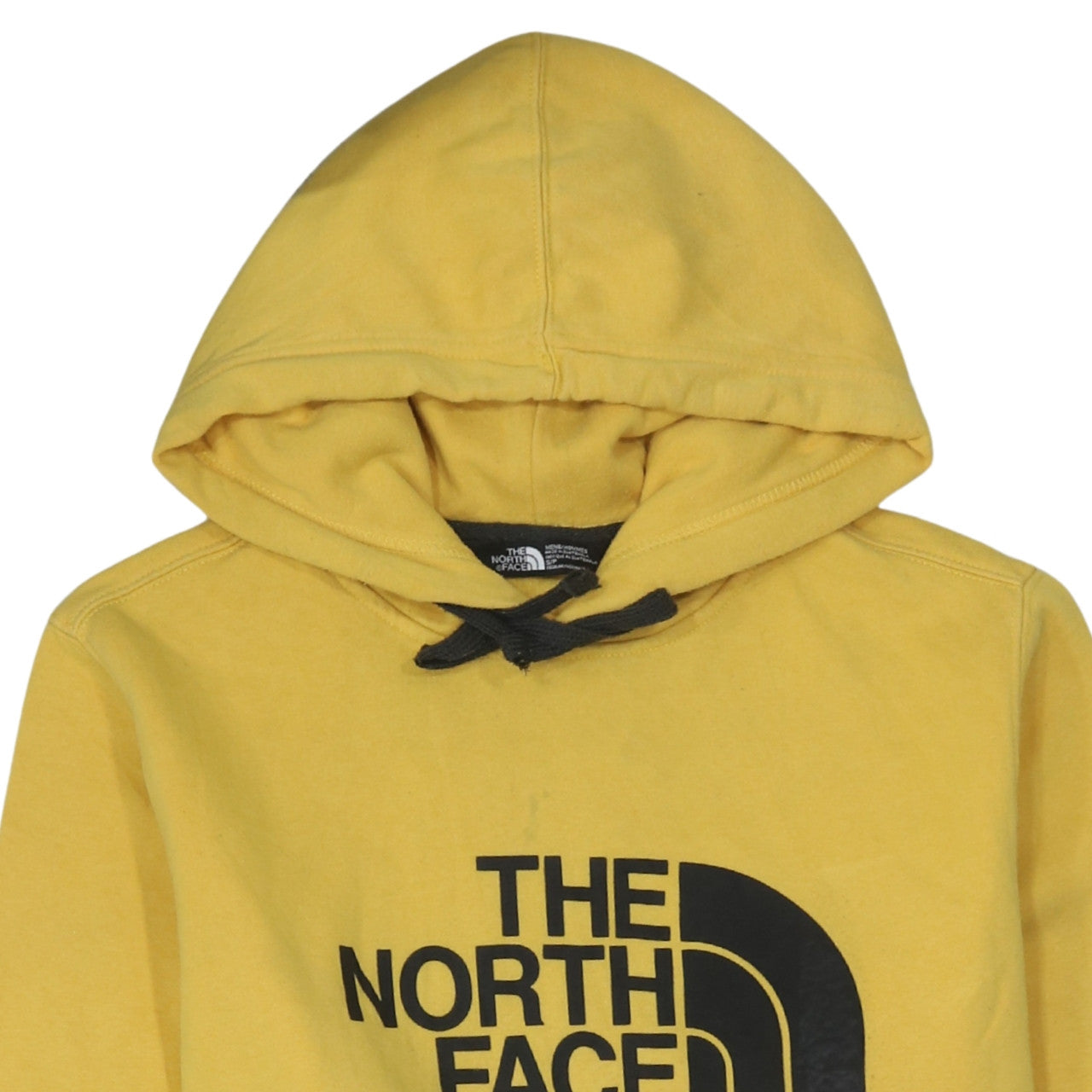 The North Face Men's Yellow Pullover Hoodie Size S Regular Fit