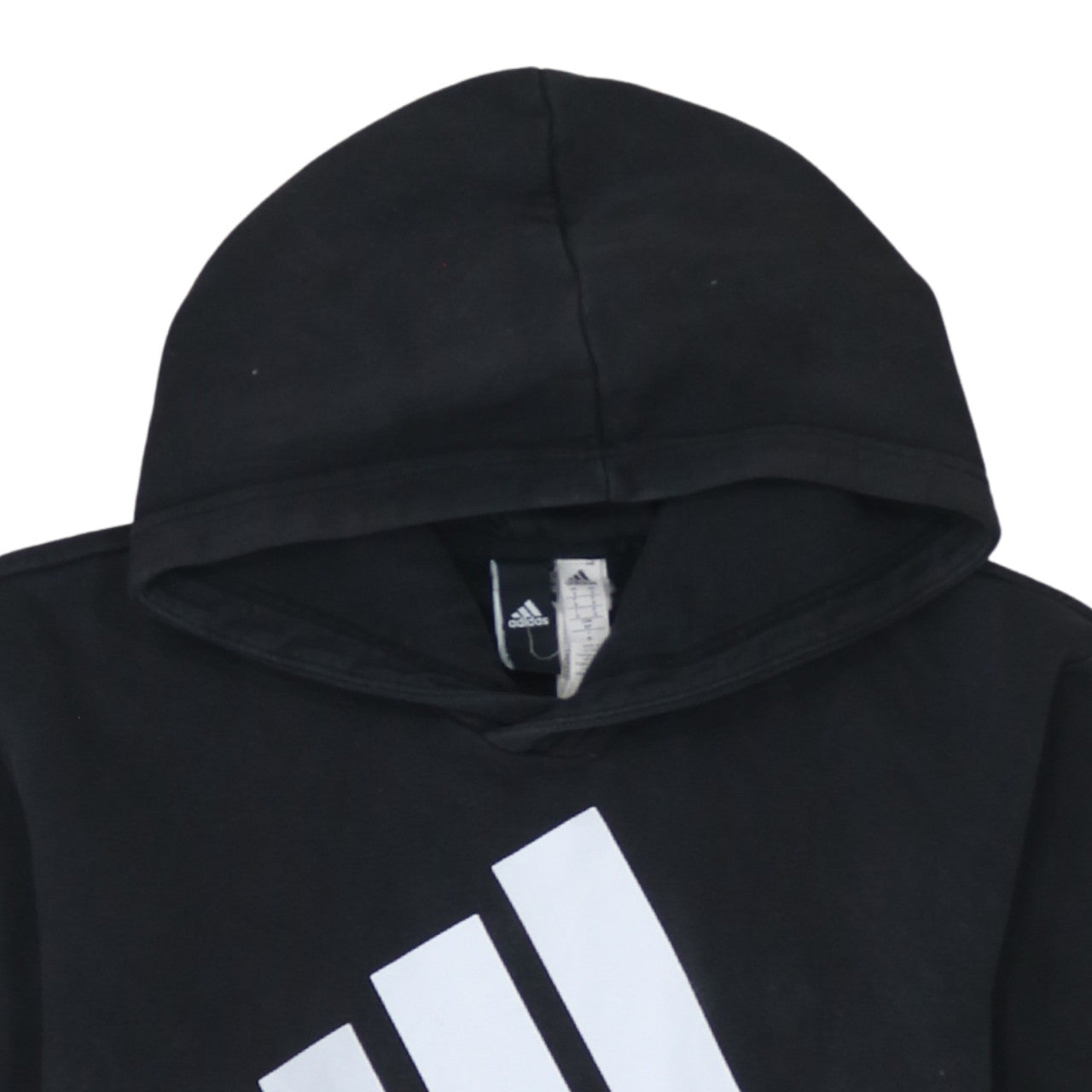 Adidas Men’s Black Pullover Hoodie Small Logo Fleece Sweatshirt