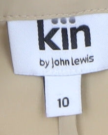 Kin by John Lewis Women’s Beige Blazer Size 10 Single-Breasted Jacket