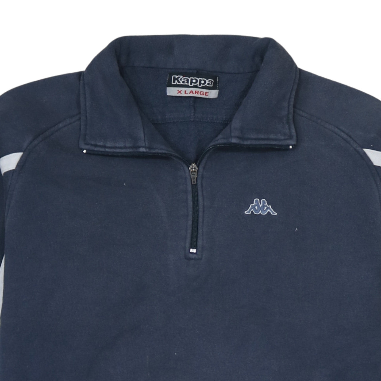 Kappa Men's Blue XL Half Zip Fleece Sports Sweatshirt