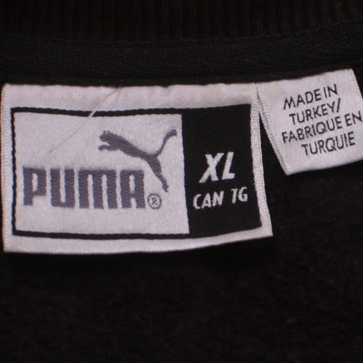 Puma Men's Black XL Crew Neck Pullover Sweatshirt