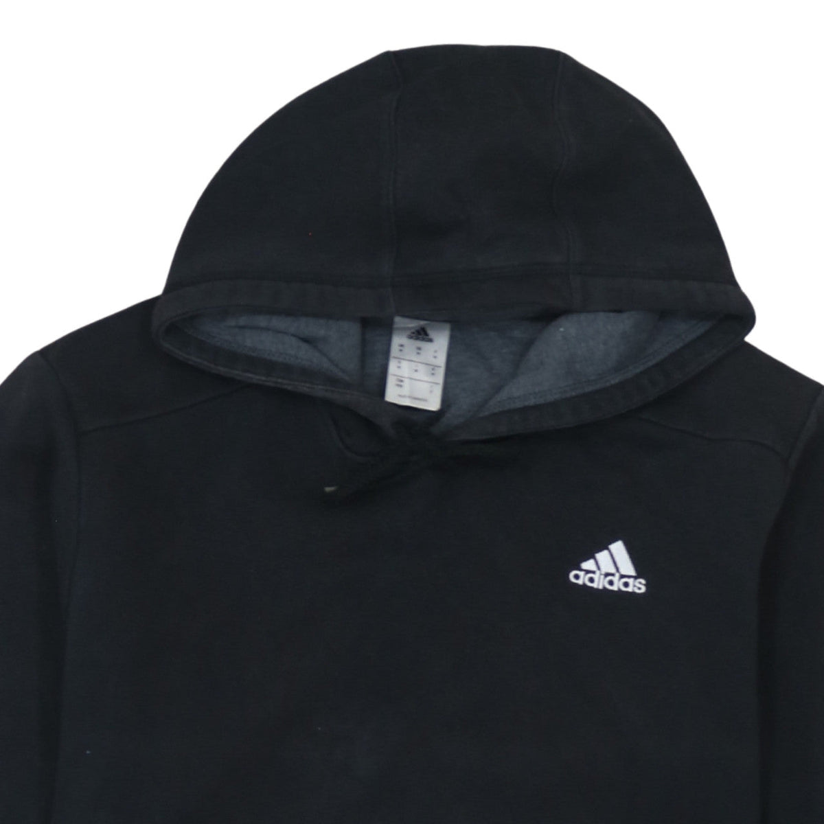 Adidas Men's Black Pullover Hoodie Size M Sports Fleece Sweatshirt