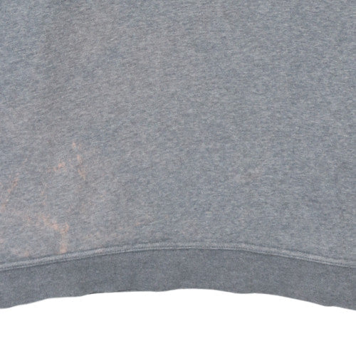 Nike Men's Grey XL Pullover Hoodie with Logo Print