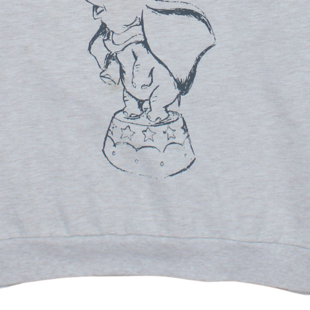 Disney Women Grey Dumbo Crew Neck Sweatshirt Size M 12/14