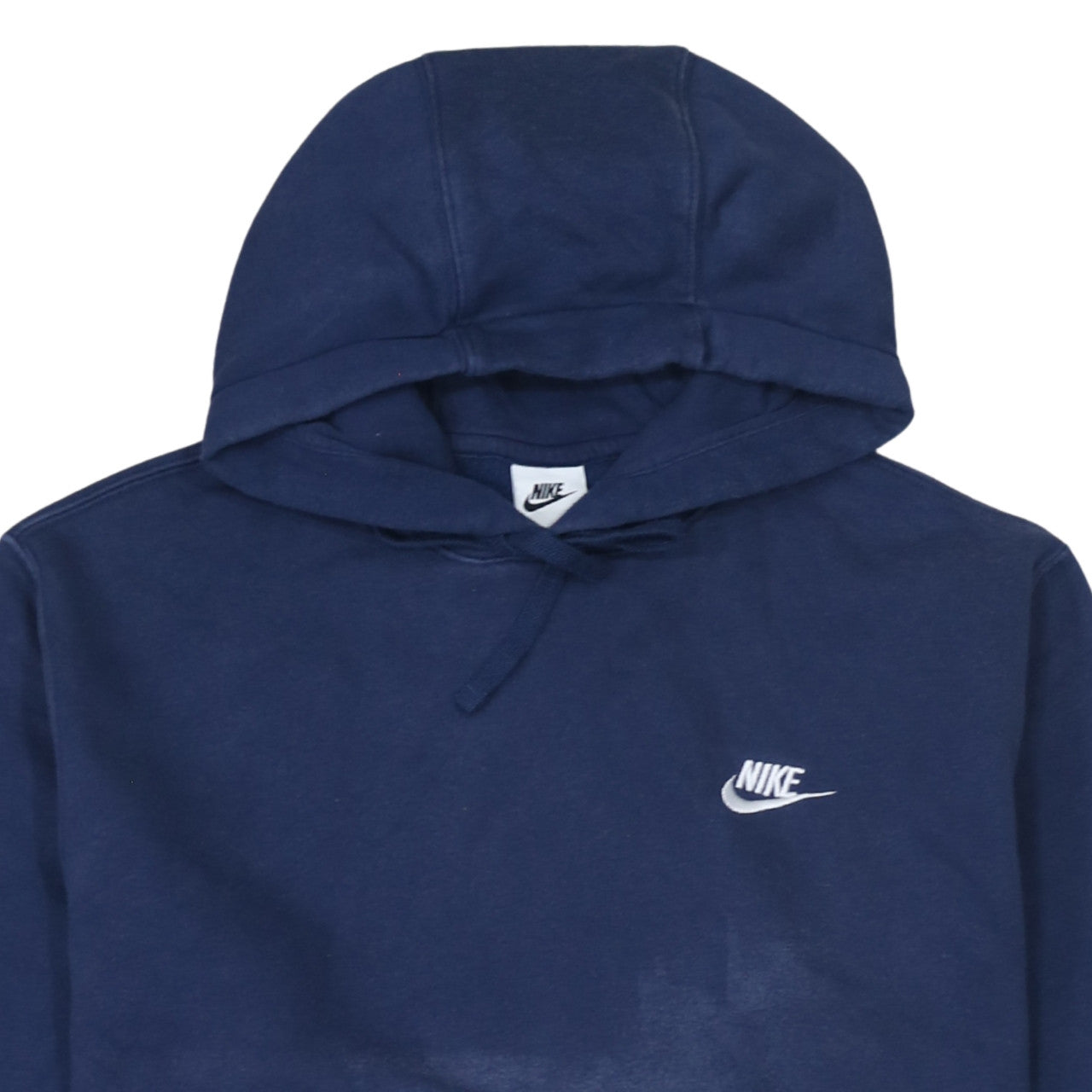 Nike Men’s Blue Pullover Hoodie Size L Regular Fit Fleece Sportswear