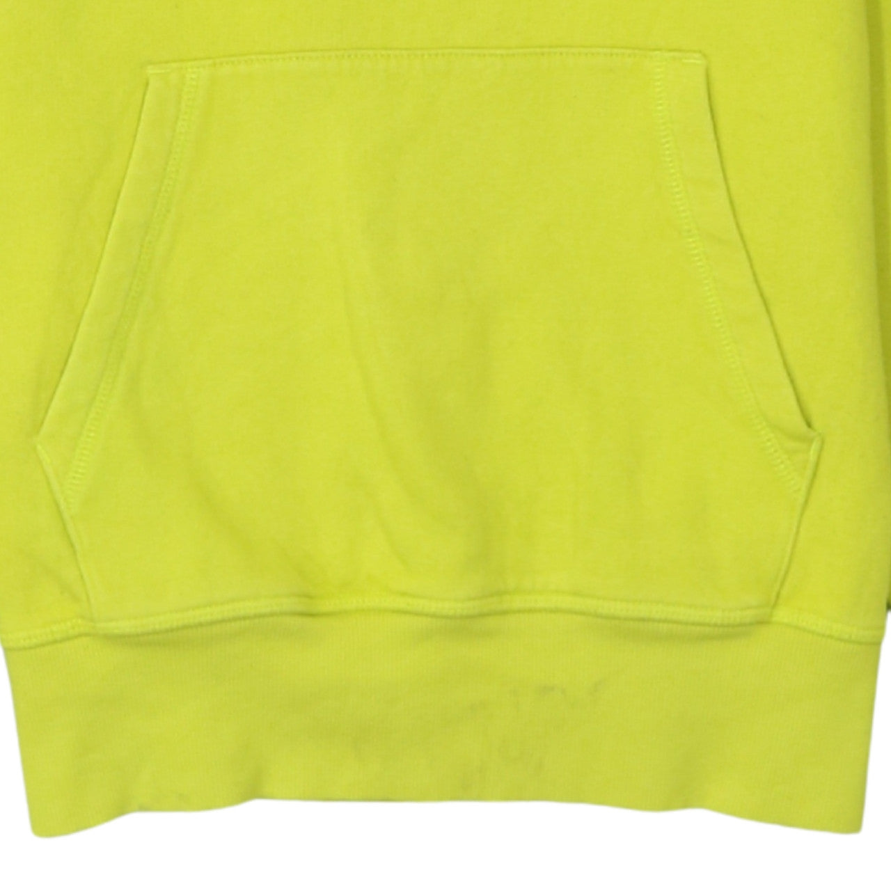 Champion Men's Yellow Small Pullover Hoodie with Logo