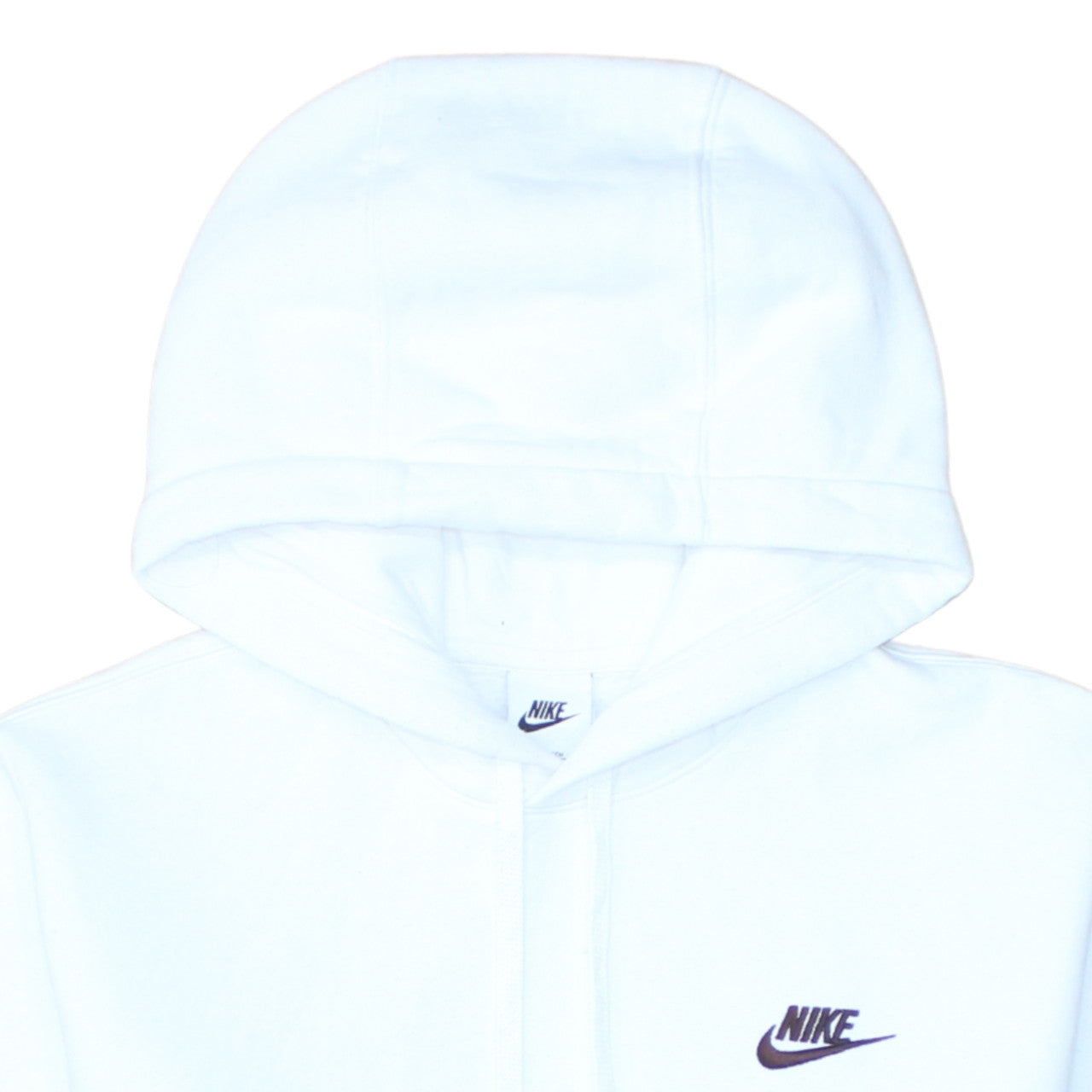 Nike Men's White XS Pullover Hoodie Sweatshirt with Logo