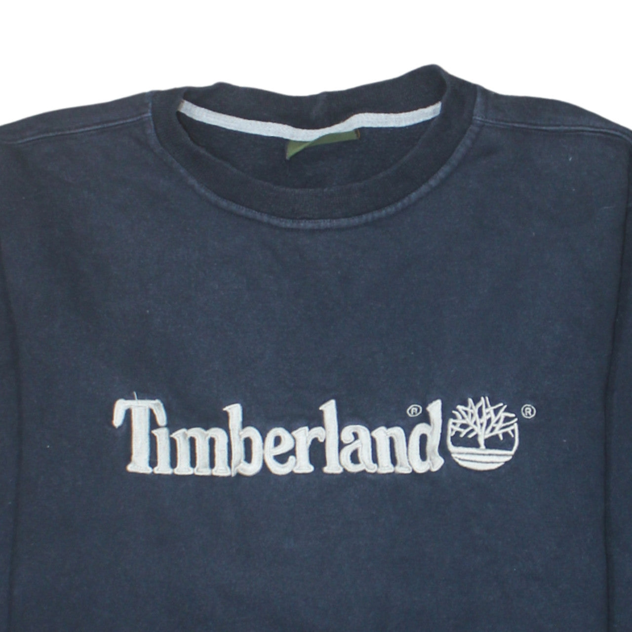 Timberland Womens Navy Blue Crew Neck Pullover Sweatshirt Size 14