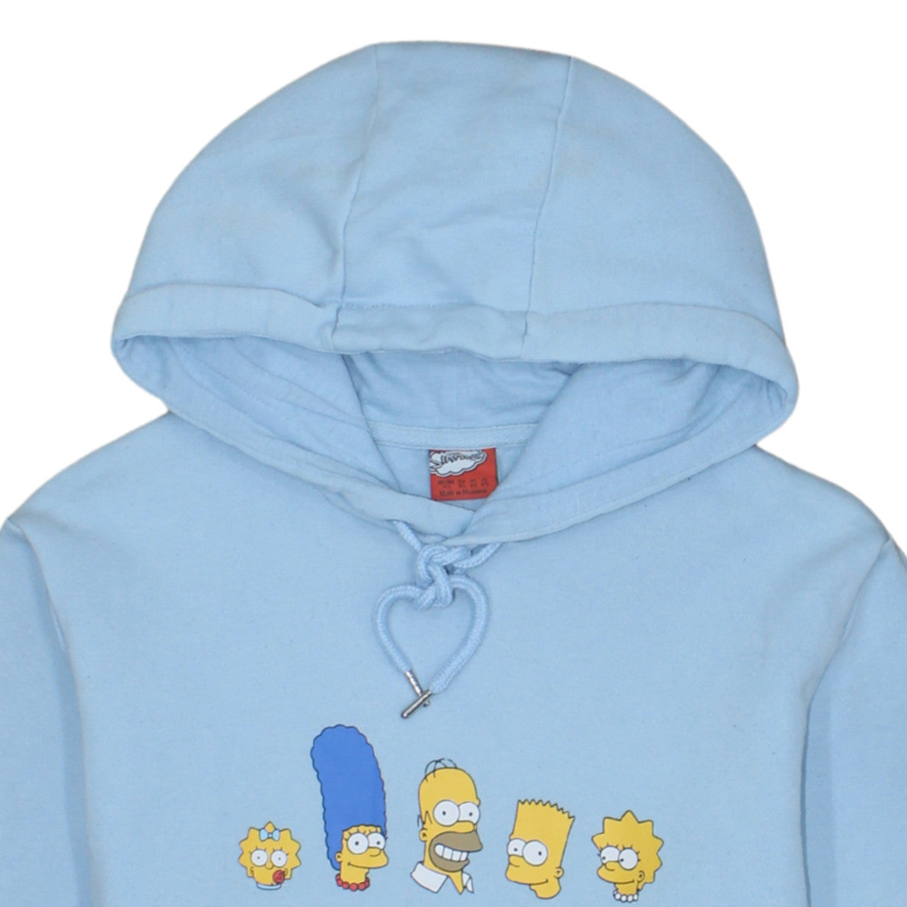 Primark The Simpsons Blue Pullover Men's Hoodie XS Graphic Print