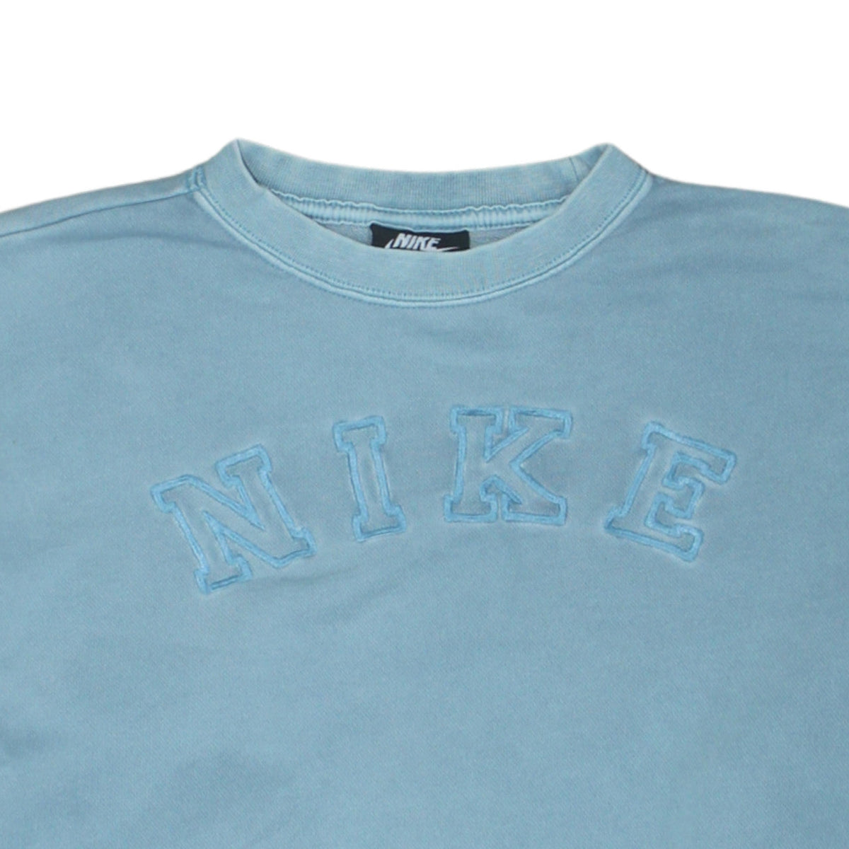 Nike Womens Blue XS Pullover Sweatshirt Crew Neck Cotton Blend