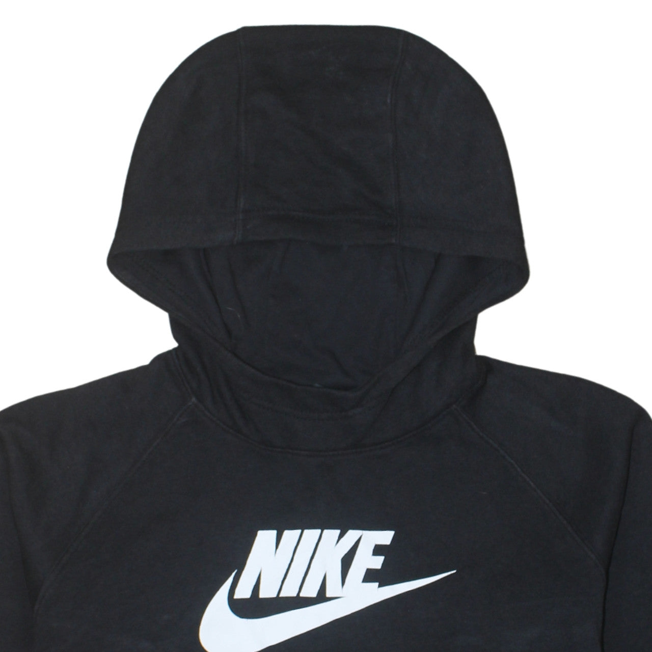 Nike Women’s Black XL Pullover Hoodie Air Logo Raglan Sleeve