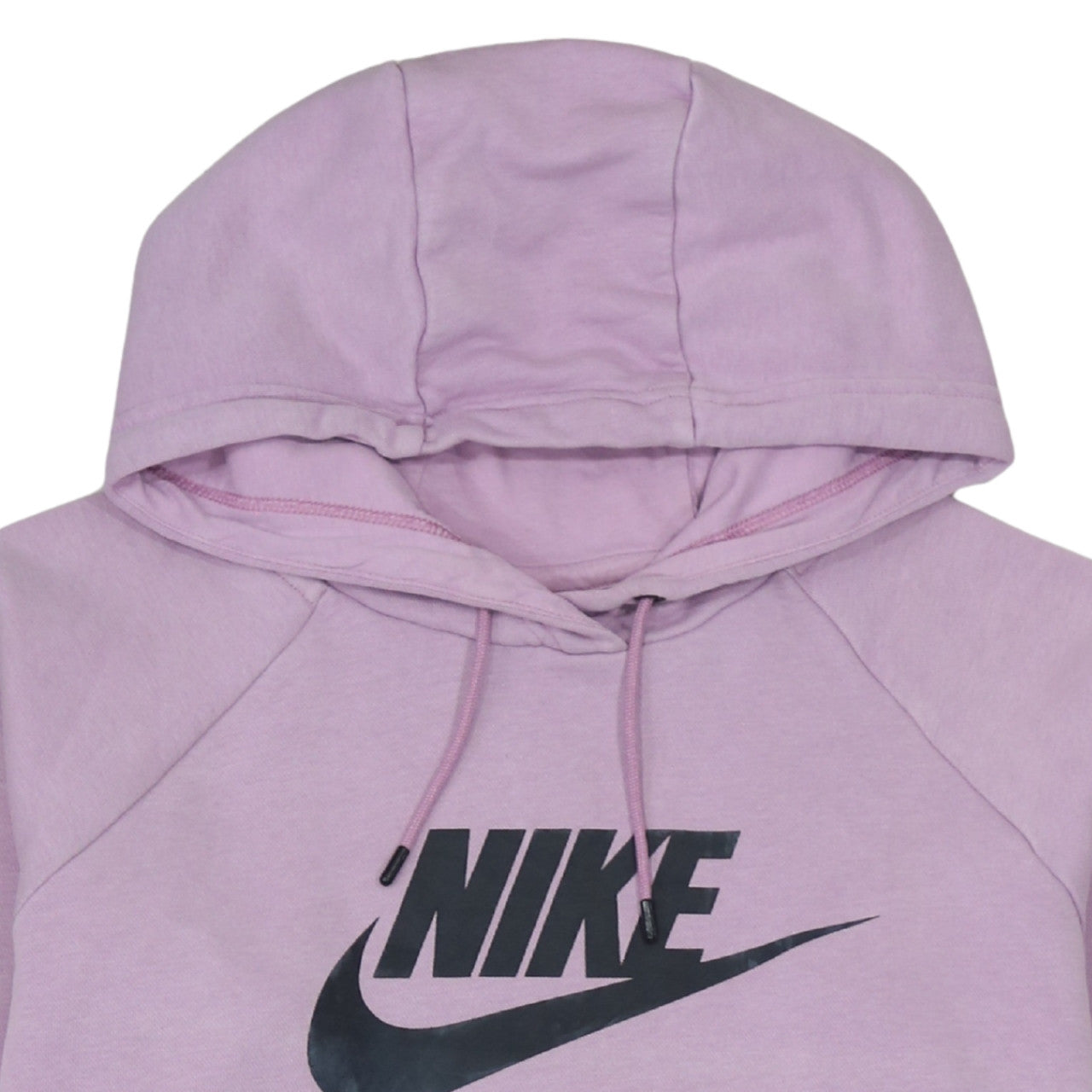 Nike Womens Purple Classic Pullover Hoodie Size L Cotton Blend