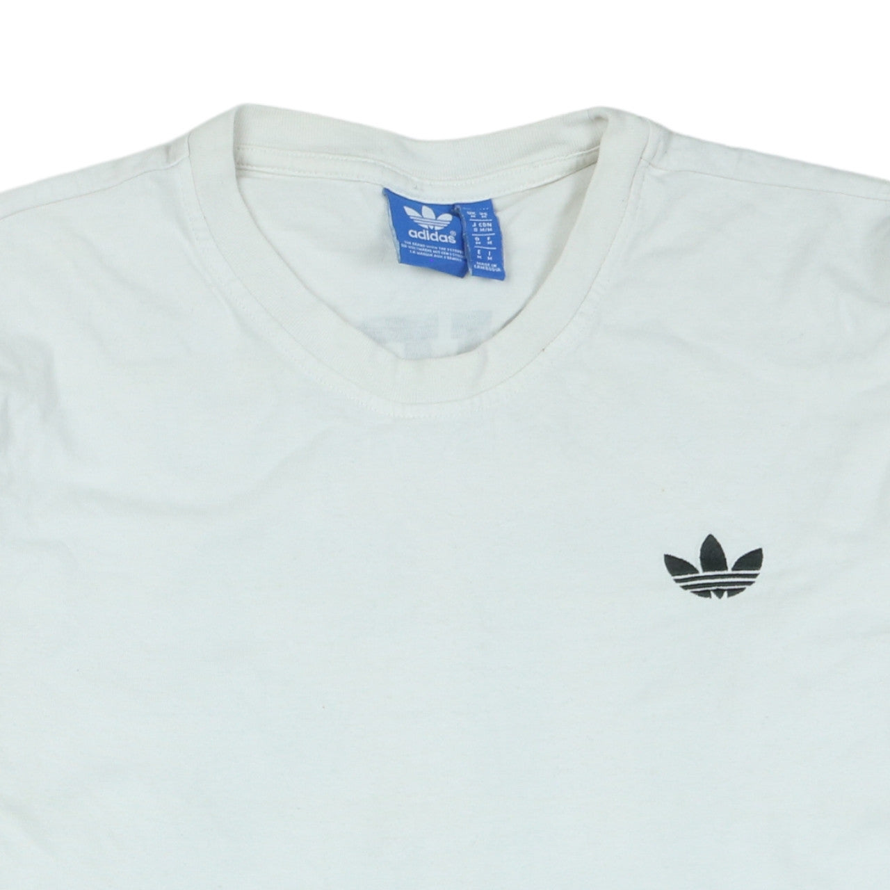 Adidas Men's Grey White Colourblock Long Sleeve V-Neck Shirt M
