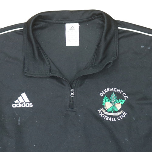 Adidas Men's Black 2XL 1/2 Zip Football Sweatshirt