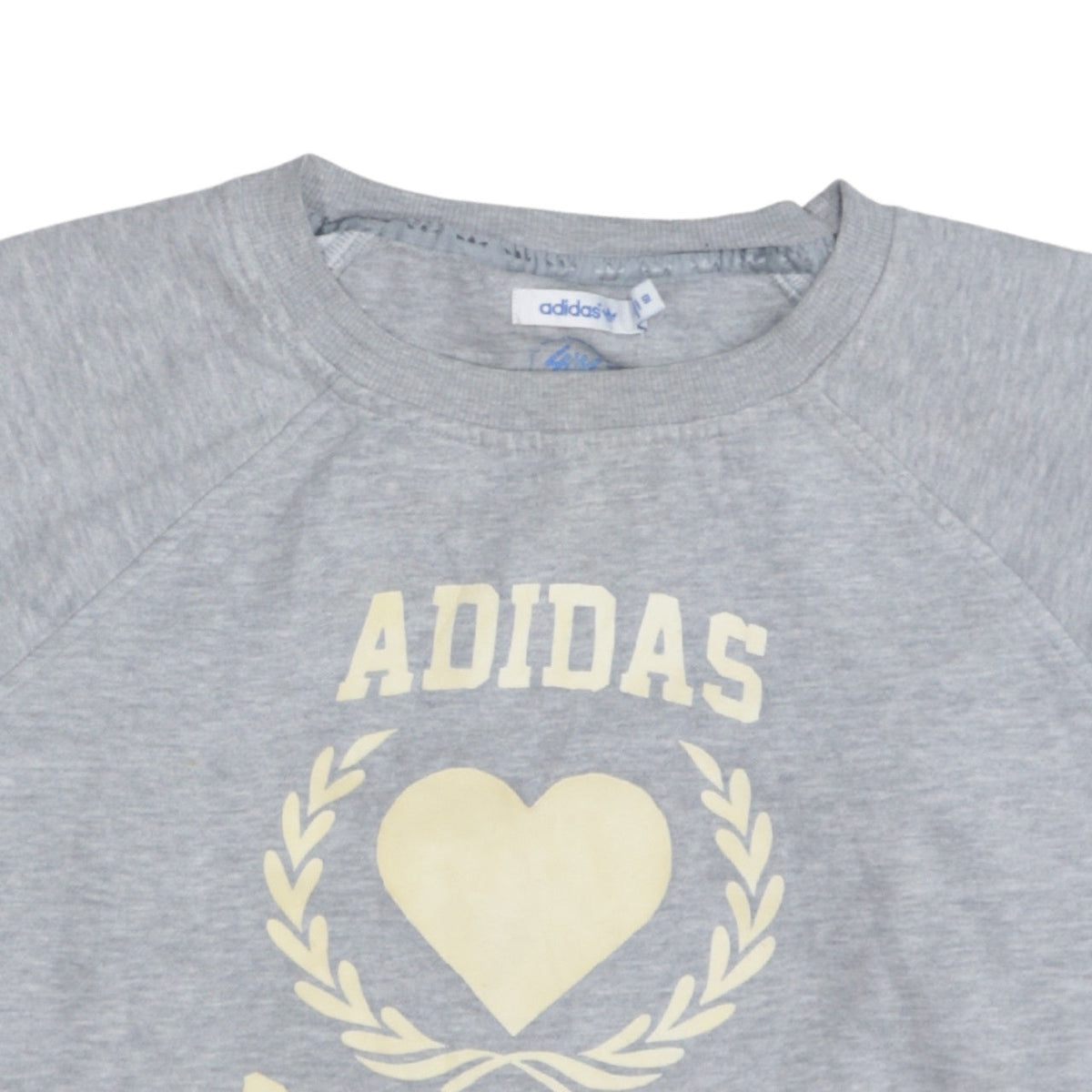 Adidas Originals Women's Grey Sweatshirt Size 12 Graphic Print Pullover