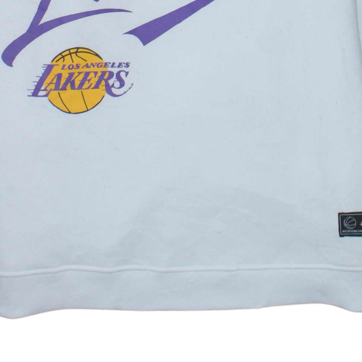Primark NBA Los Angeles Lakers White Men's L Pullover Sweatshirt