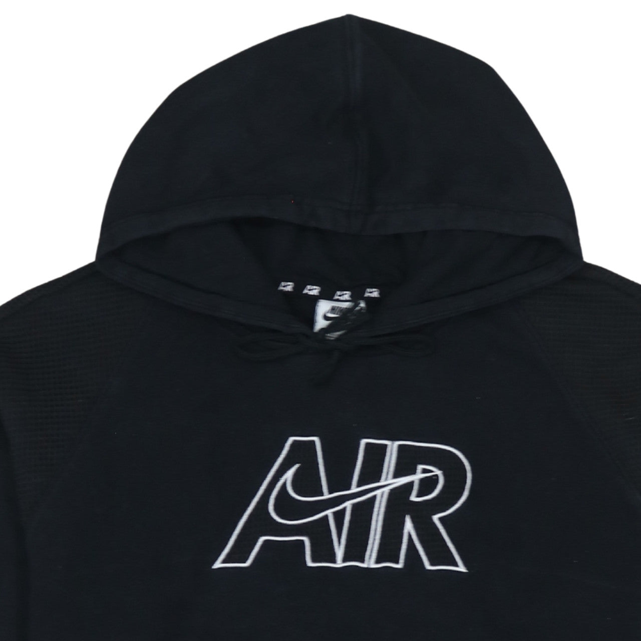 Nike Men's Black AIR Pullover Hoodie XS Embroidered Fleece