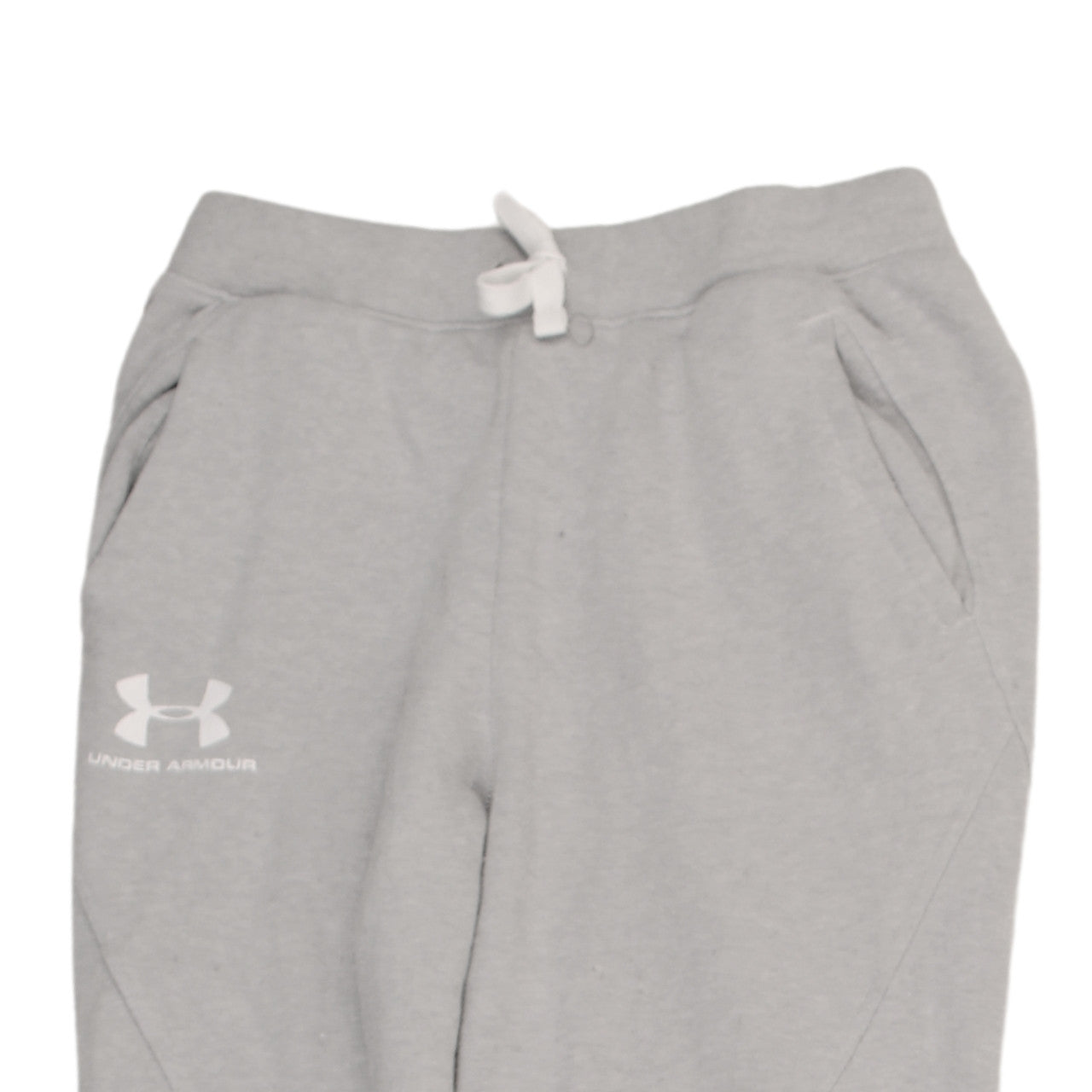 Under Armour Grey Youth Large ColdGear Fleece Jogger Trousers