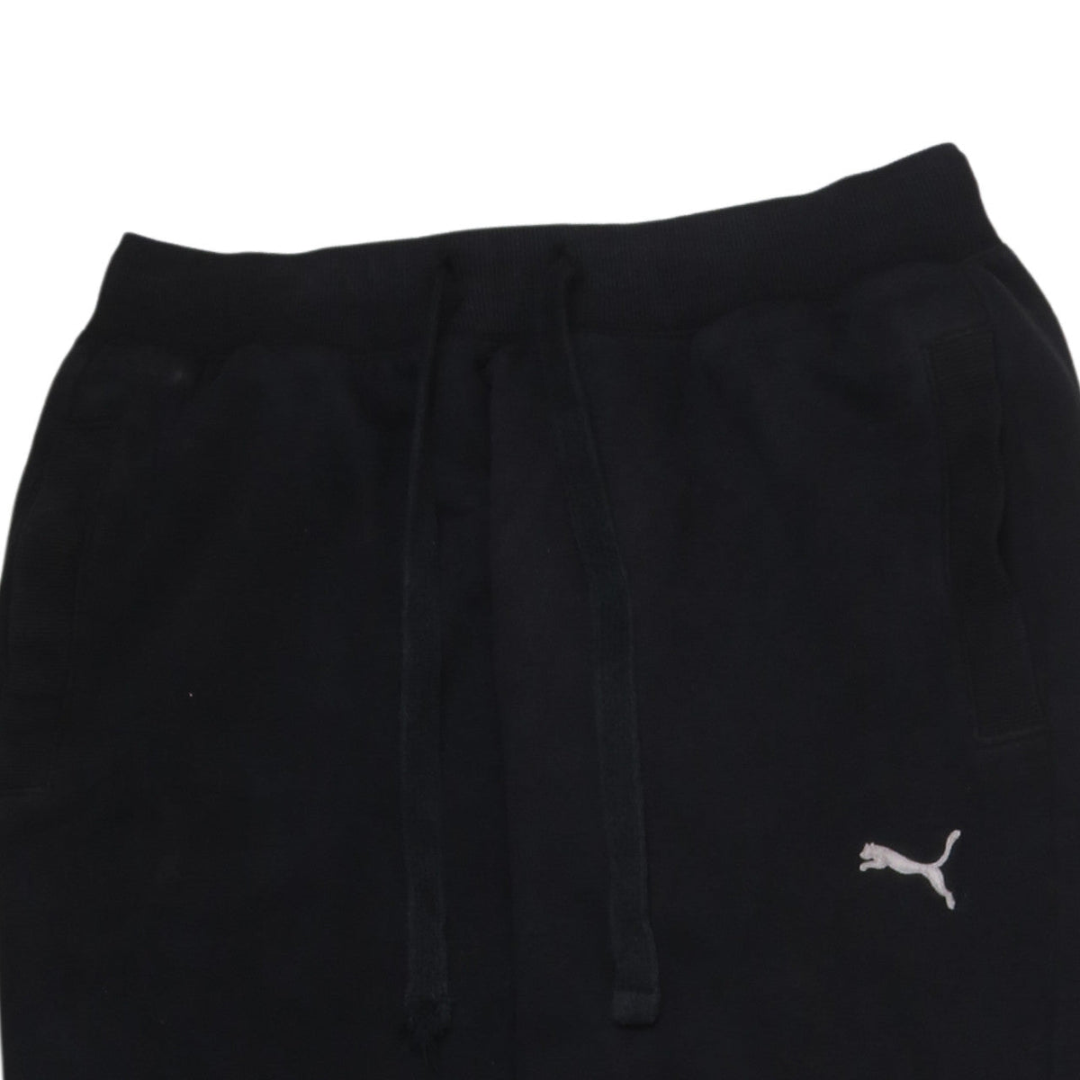 Puma Men's Black Fleece Sweatpants Joggers M Regular Fit