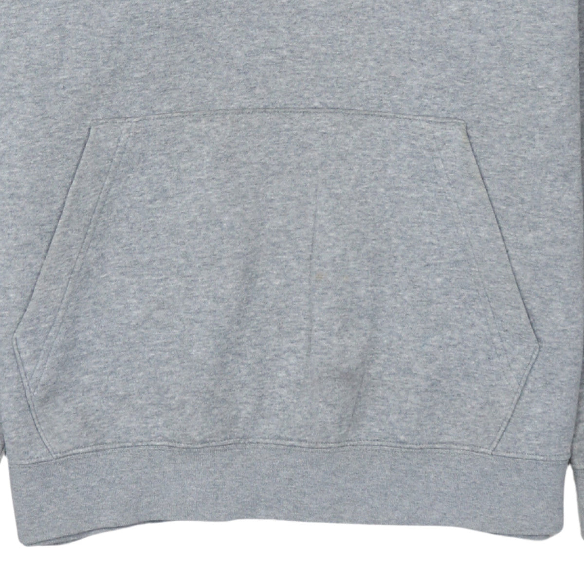 Nike Men's Grey Pullover Hoodie Small Fleece Logo Sportswear
