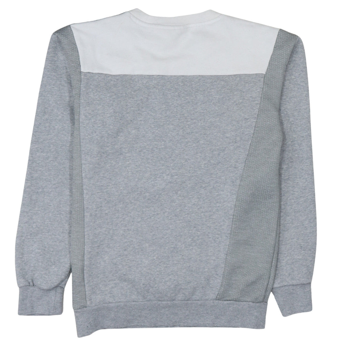 Adidas Men's Grey Crew Neck Zip Pocket Pullover Sweatshirt Size S