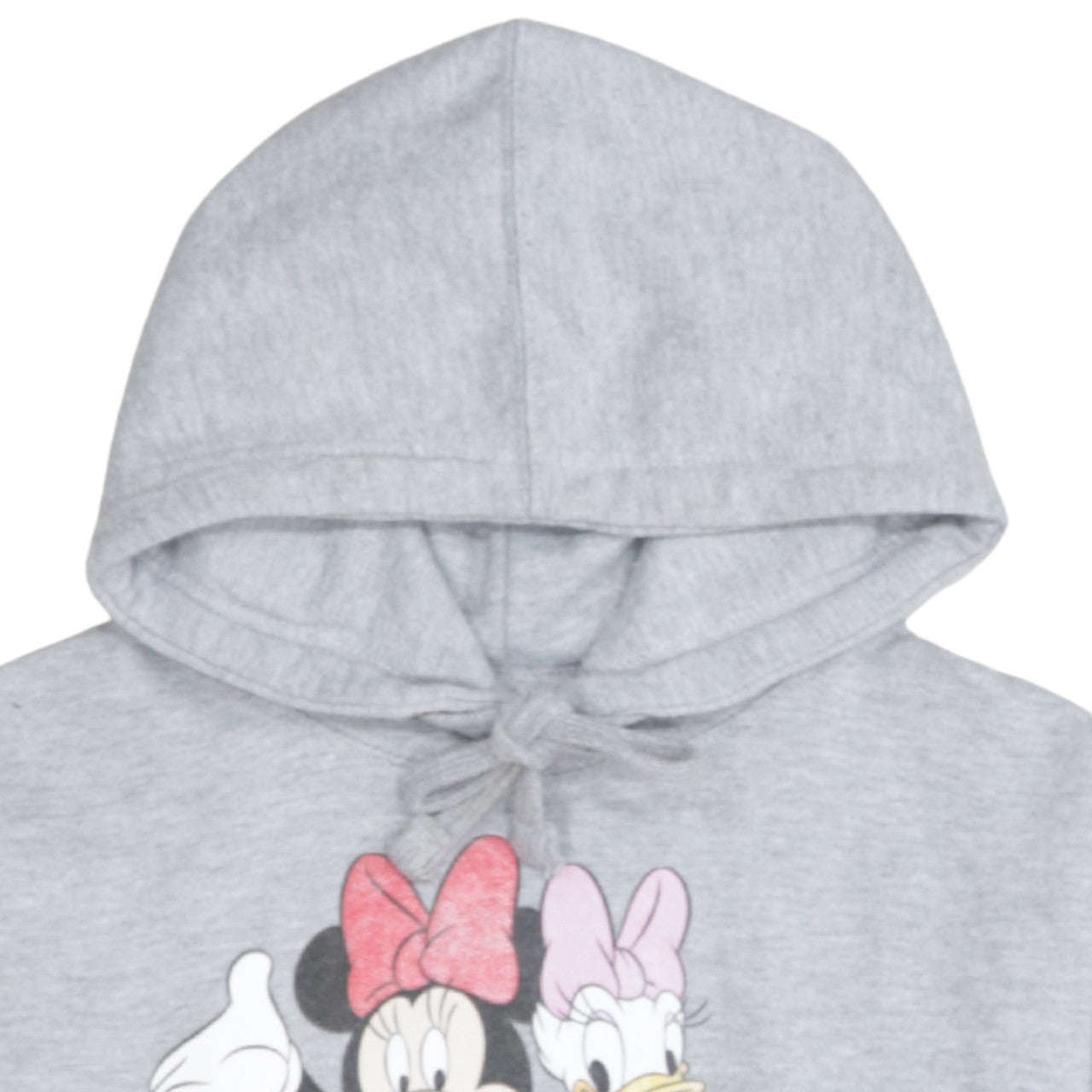 Disney Women Grey Minnie & Daisy Graphic Pullover Hoodie Size S