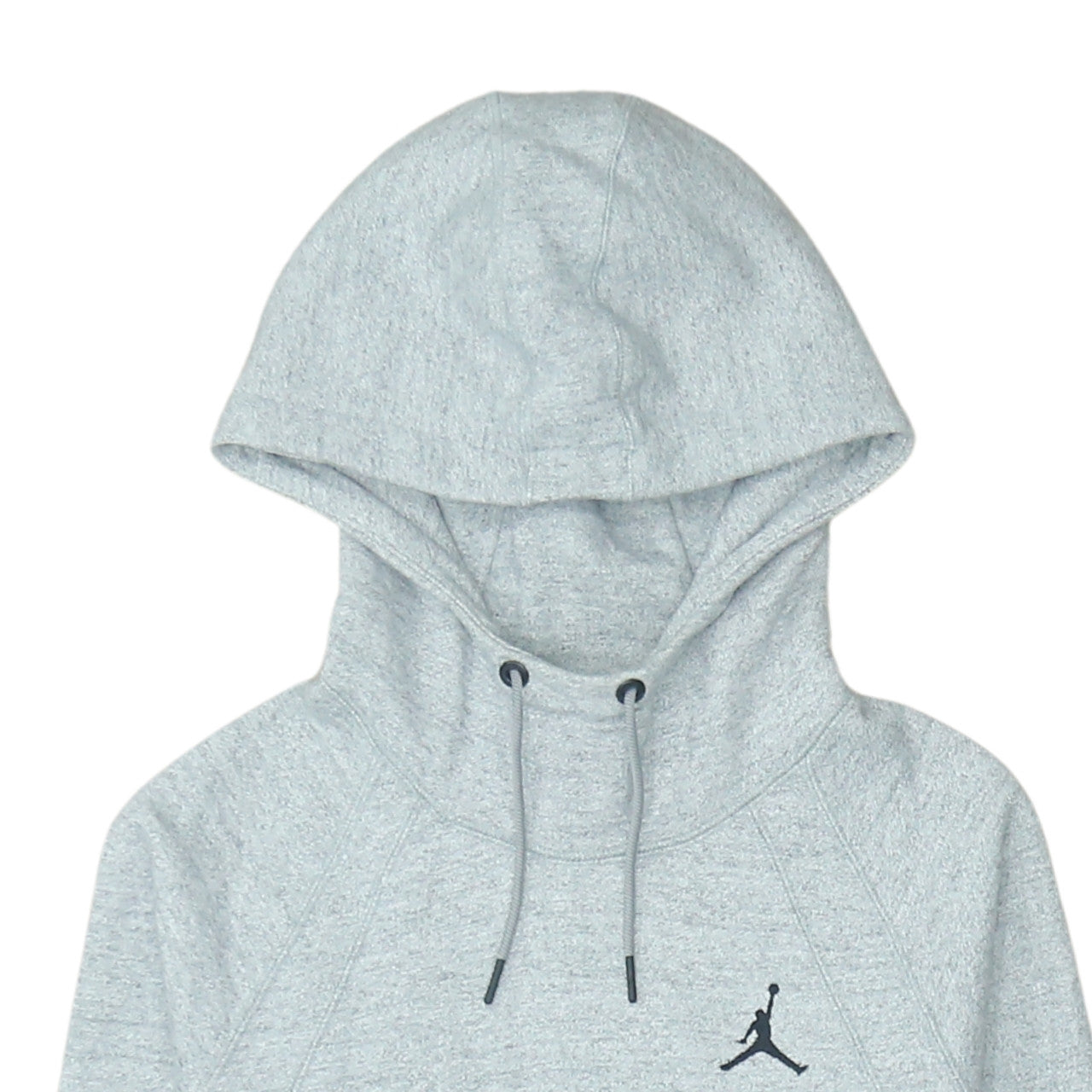 Jordan Mens Grey Pullover Hoodie M Regular Fit Fleece Logo Sportswear