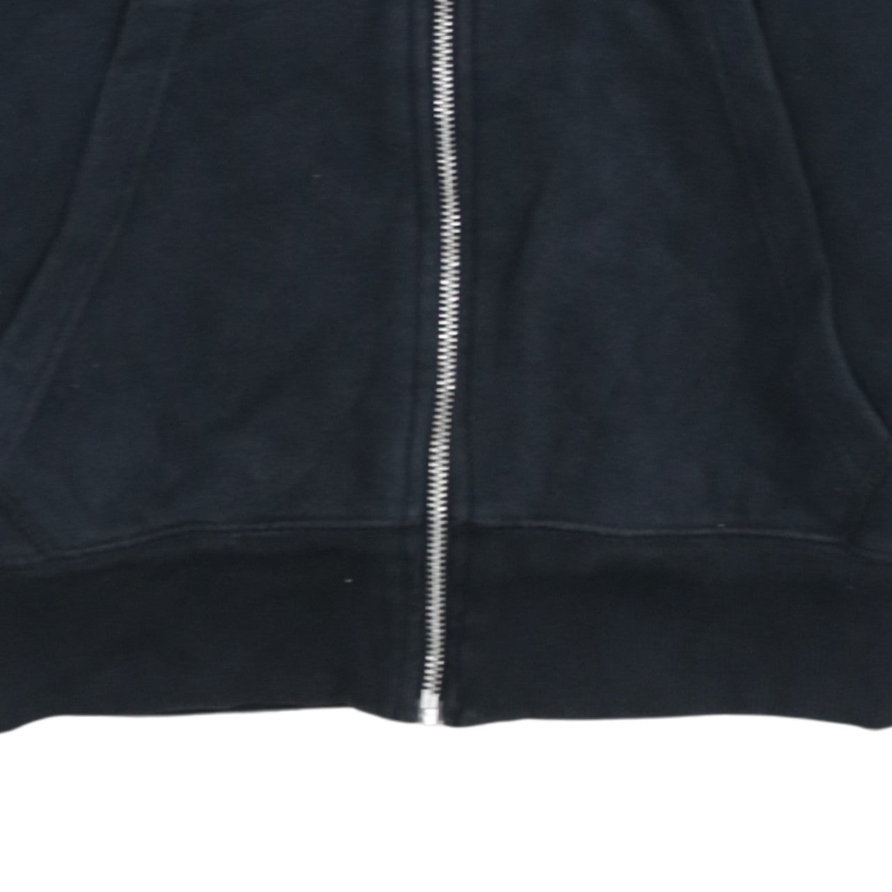 Nike Men's Black Full Zip Hoodie M Cotton Blend Casual