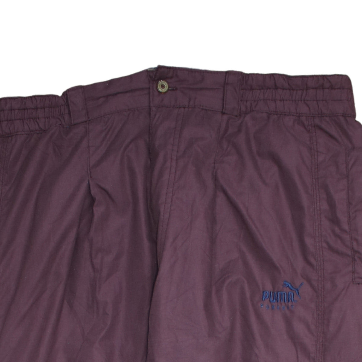 Puma Men's Purple XL Retro Jogger Trousers with Ankle Zips