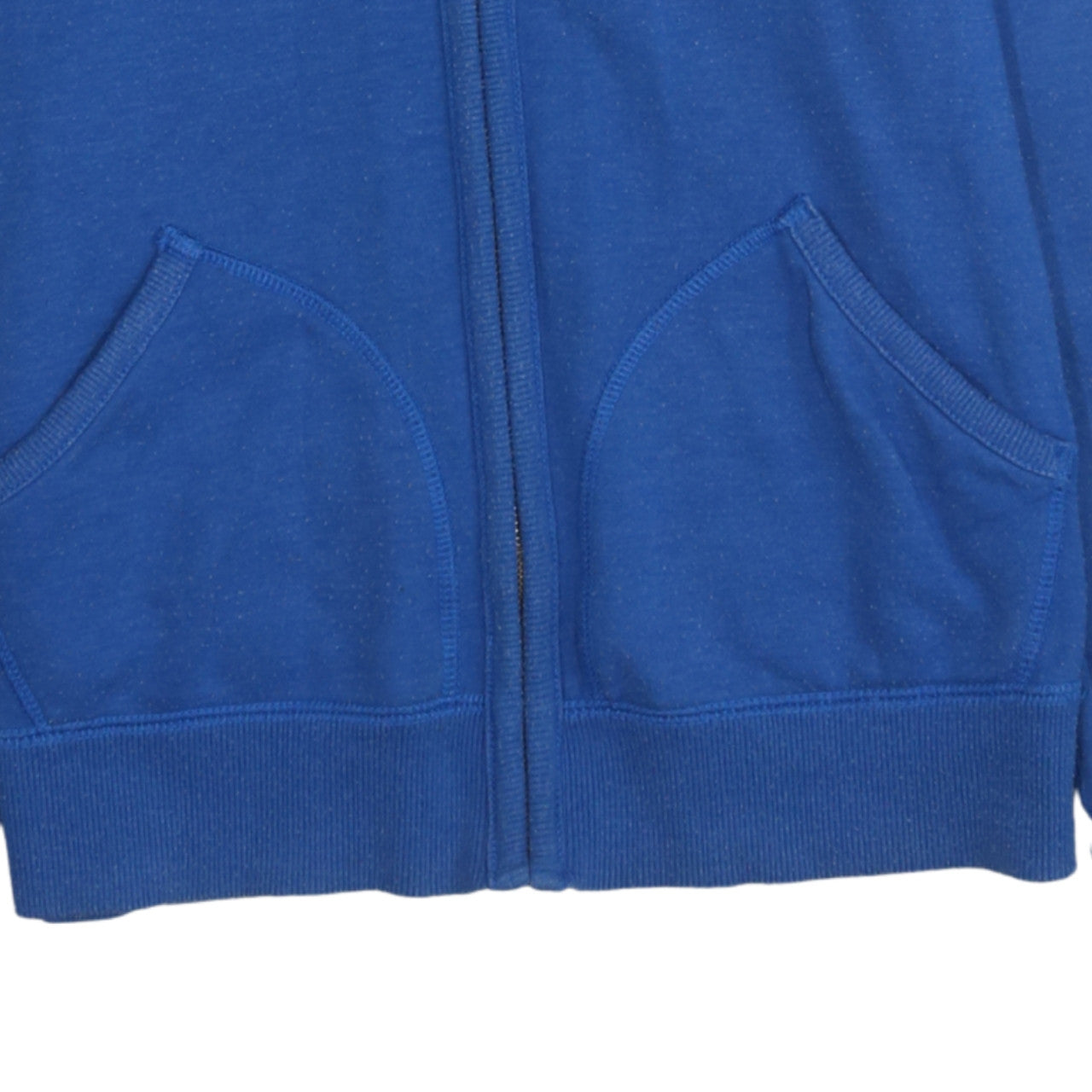 Converse Boys Blue Full Zip Hoodie Small Cotton Blend Casual