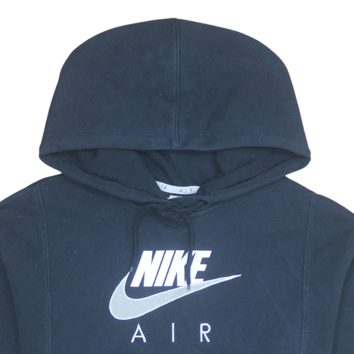Nike Air Black XS Women's Pullover Hoodie with Mesh Pocket