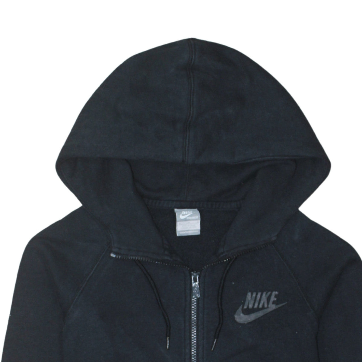 Nike Men's Black Full Zip Hoodie M Sportswear Fleece