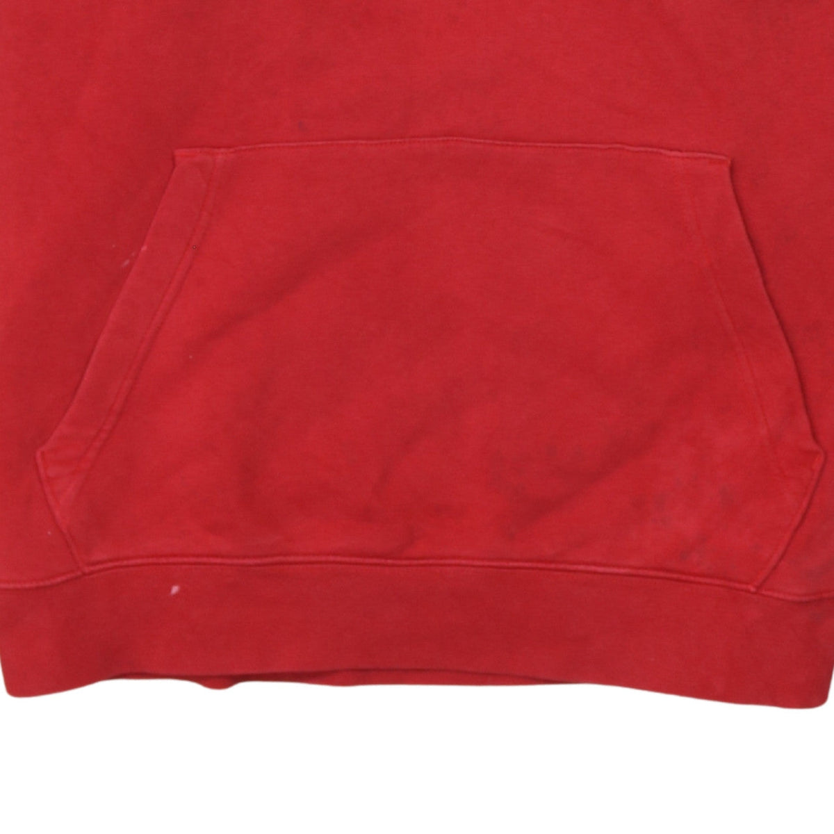 Nike Men's Red XL Pullover Hoodie with Logo and Kangaroo Pocket