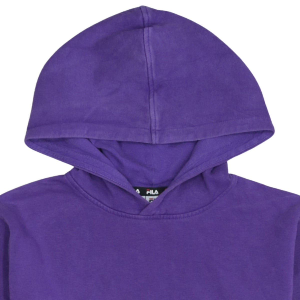 Fila Boys Purple Pullover Hoodie 13-14 Years Logo Casual Sweatshirt